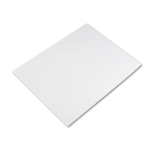Image of Pacon® P104159 Four-Ply Railroad Board, 22 X 28, White, 25/carton