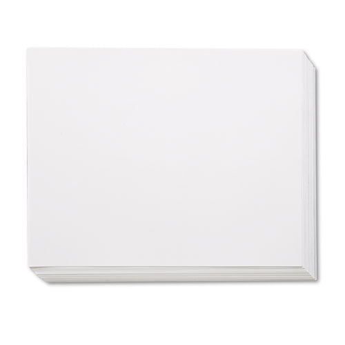 Image of Pacon® P104225 Four-Ply Railroad Board, 22 X 28, White, 100/carton