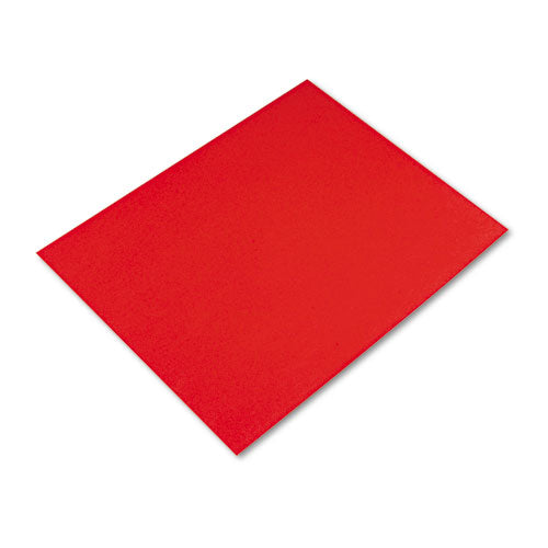 Image of Pacon® P5475-1 Four-Ply Railroad Board, 22 X 28, Red, 25/carton