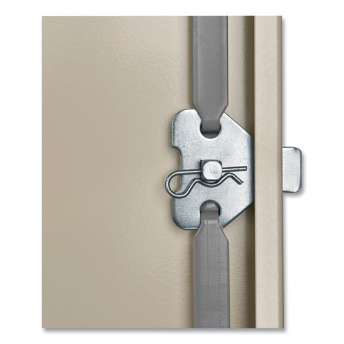 Image of Tennsco 2470-BLK 78" High Deluxe Cabinet, 36w X 24d X 78h, Black