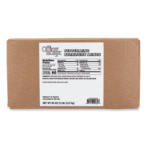 Image of Office Snax® 00662 Candy Assortments, Peppermint Candy, 5 lb Box