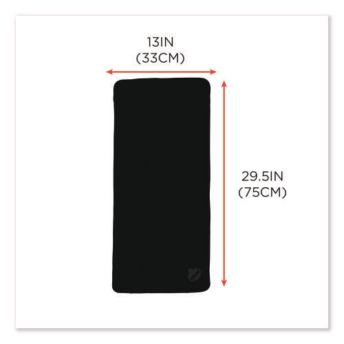 Image of ergodyne® 12438 Chill-Its 6602 Evaporative PVA Cooling Towel, 29.5 x 13, One Size Fits Most, PVA, Gray