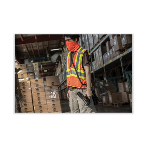 Image of ergodyneÂ® GloWear 8229Z Class 2 Economy Two-Tone Zipper Vest, Polyester, Small/Medium, Orange