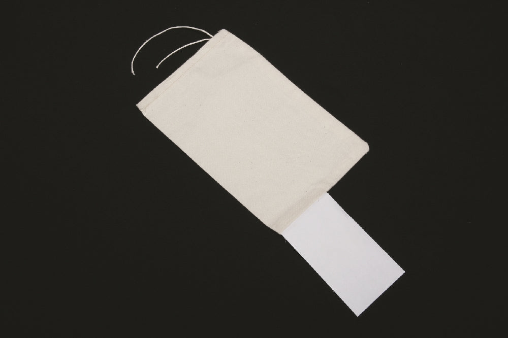 Image of Mailing Bag, Cotton, Unbleached, Natural Color, 6-1/2" x 10"