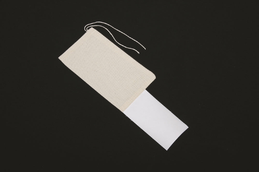 Image of Mailing Bag, Cotton, Unbleached, Natural Color, 4-1/2" x 8", 100/Bundle, Case of 16 Bundles