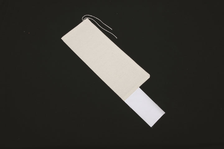 Mailing Bag, Cotton, Unbleached, Natural Color, 5-1/2" x 14"