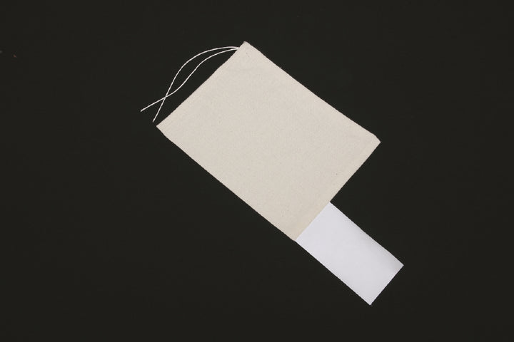Mailing Bag, Cotton, Unbleached, Natural Color, 8" x 10"