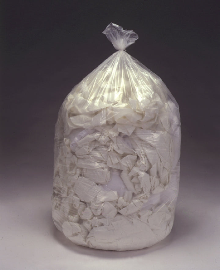 Image of SKILCRAFT® ProPerformance Can Liners, Linear Low Density, Medium Duty, Clear, 38" x 58" - 55-60 Gallon - 0.8mil