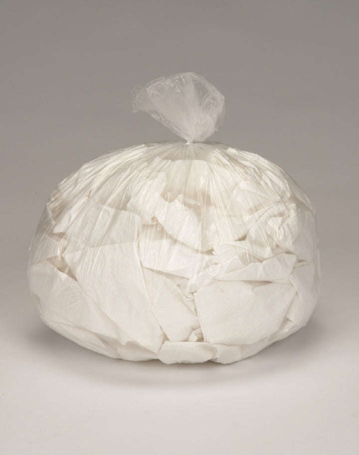 Coreless Roll Can Liners, Regular Duty, Natural, 24" x 33" - 10-15 Gallon
