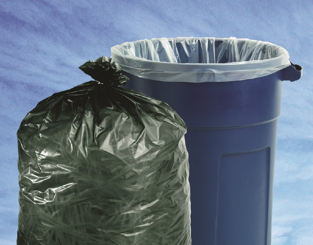 Image of SKILCRAFT® Insect Repellent Trash Bags, 40" x 45" - 45 Gallon, Clear