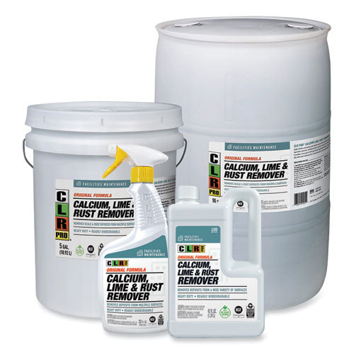 Image of CLR PRO® FM-CLR32-6PRO Calcium, Lime and Rust Remover, 32 oz Spray Bottle, 6/Carton