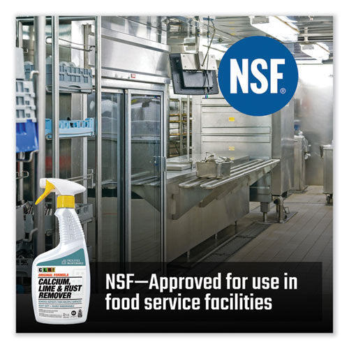 Image of CLR PRO® FM-CLR32-6PRO Calcium, Lime and Rust Remover, 32 oz Spray Bottle, 6/Carton