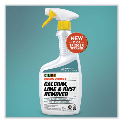 Image of CLR PRO® FM-CLR32-6PRO Calcium, Lime and Rust Remover, 32 oz Spray Bottle, 6/Carton