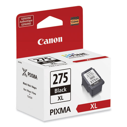 Image of Canon® 4981C001 4981C001 (PG-275XL) Chromalife 100 High-Yield Ink, 400 Page-Yield, Black