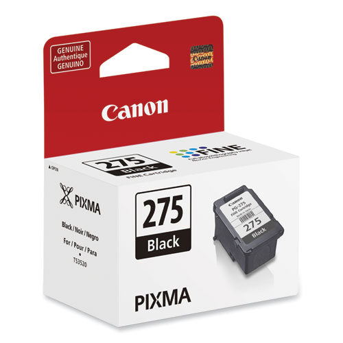 Image of Canon® 4982C001 4982C001 (PG-275) Chromalife 100 Ink, 180 Page-Yield, Black