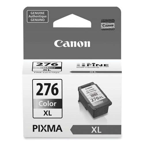 Image of Canon® 4987C001 4987C001 (CL-276XL) Chromalife 100 High-Yield Ink, 300 Page-Yield, Tri-Color