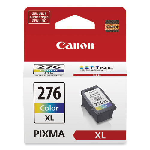 Image of Canon® 4987C001 4987C001 (CL-276XL) Chromalife 100 High-Yield Ink, 300 Page-Yield, Tri-Color