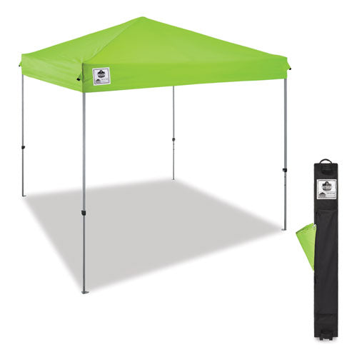 Image of ergodyne® 12910 Shax 6010 Lightweight Pop-Up Tent, Single Skin, 10 ft x 10 ft, Polyester/Steel, Lime