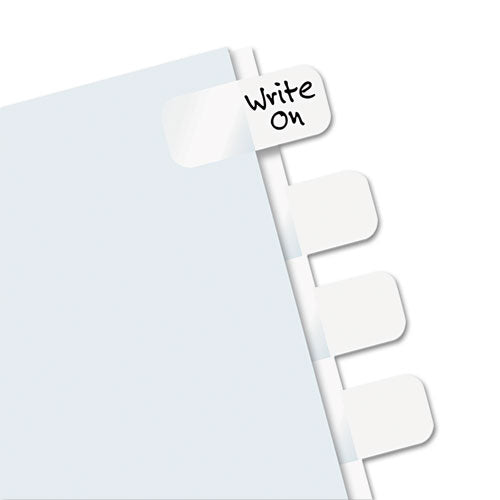Image of Redi-Tag® B31000 Legal Index Tabs, Customizable: Handwrite Only, 1/5-Cut, White, 1" Wide, 104/Pack