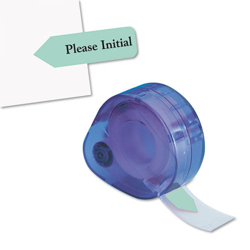 Image of Redi-Tag® 81114 Arrow Message Page Flags In Dispenser, "please Initial", Mint, 120/dispenser