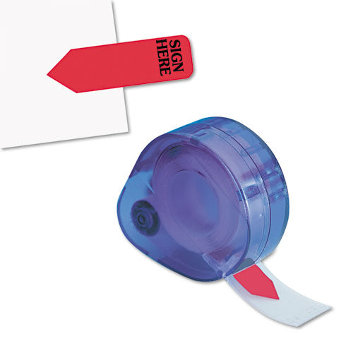 Image of Redi-Tag® B91012 Arrow Message Page Flag Refills, "Sign Here", 120 Flags/Roll, 6 Rolls/Box