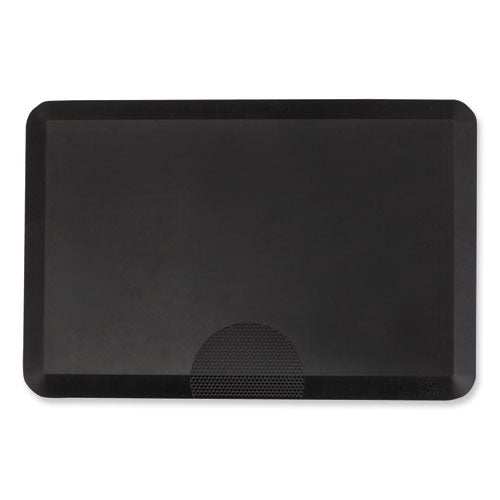 Image of Safco® 2111BL Anti-Fatigue Mat, Rectangular, Black Textured Surface, 24" x 36"