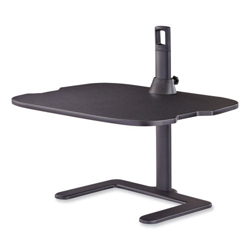 Image of Safco® 2180BL Stance Height-Adjustable Laptop Stand, 26.9 x 18 x 1.25 to 15.75, Black, Supports 15 lbs