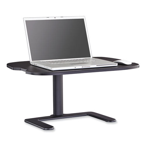 Image of Safco® 2180BL Stance Height-Adjustable Laptop Stand, 26.9 x 18 x 1.25 to 15.75, Black, Supports 15 lbs
