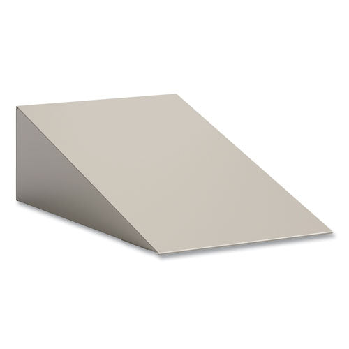 Image of Safco® 5516TN Single Sloped Metal Locker Hood Addition, 12w x 18d x 6h, Tan
