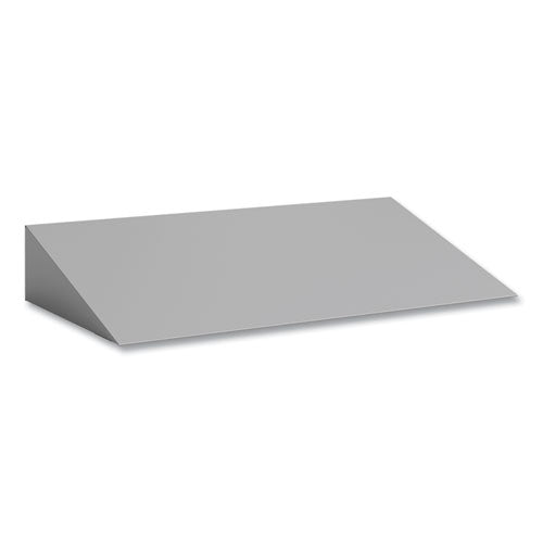 Image of Safco® 5518GR Triple Sloped Metal Locker Hood Addition, 36w x 18d x 6h, Gray