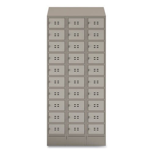 Image of Safco® 5520TN Triple Continuous Metal Locker Base Addition, 35w x 16d x 5.75h, Tan