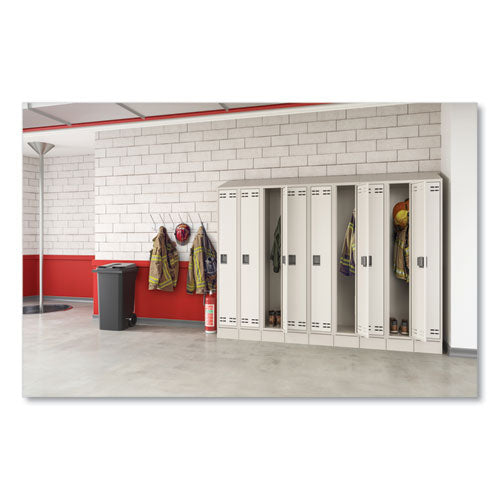 Image of Safco® 5520TN Triple Continuous Metal Locker Base Addition, 35w x 16d x 5.75h, Tan
