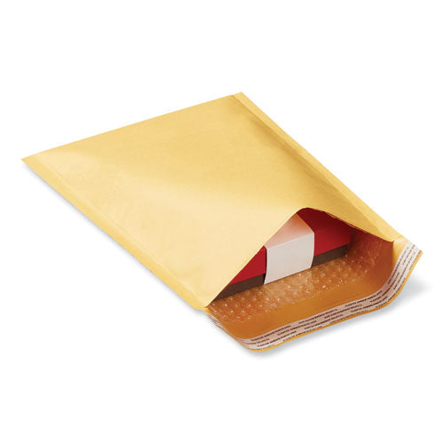 Image of UniversalÂ® Peel Seal Strip Cushioned Mailer, #000, Extension Flap, Self-Adhesive Closure, 4 x 8, 25/Carton