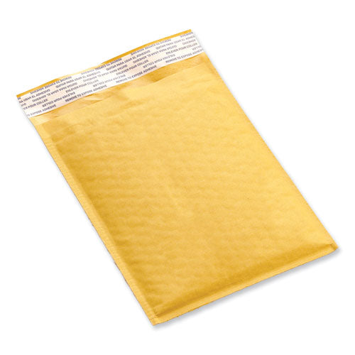 Image of UniversalÂ® Peel Seal Strip Cushioned Mailer, #000, Extension Flap, Self-Adhesive Closure, 4 x 8, 25/Carton