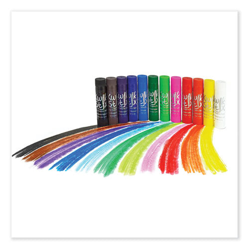 Image of TPG Creations Kwik Stick Tempera Paint, 3.5", Assorted Colors, 24/Pack