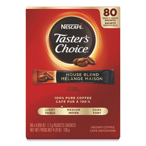 Image of Nescafe® 11005773 Taster's Choice Stick Pack, House Blend, 80/box