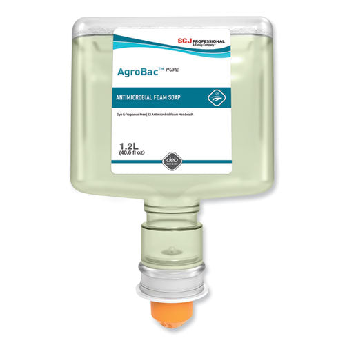 Image of SC Johnson Professional® AGB120TF AgroBac Pure Foam Wash Touch Free Cartridge Refill, Unscented, 1.2 L, 3/Carton