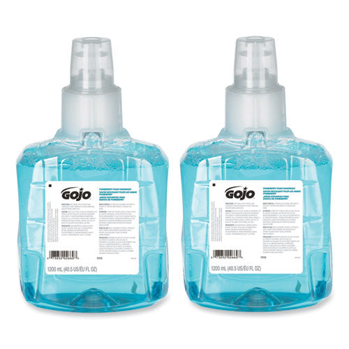 Image of GOJO® 1916-02 Pomeberry Foam Handwash Refill, For LTX-12 Dispenser, Pomegranate Scent, 1,200 mL, 2/Carton