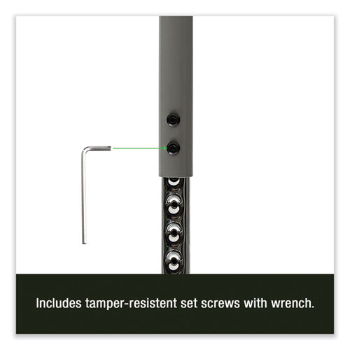 Image of Correll® 2448TF15954P Height-Adjustable Activity Tables, Rectangular, 48w x 24d x 10h, Gray Granite, 4/Pallet