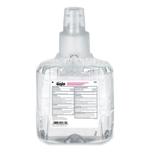 Image of GOJO® 1912-02 Antibacterial Foam Hand Wash Refill, For LTX-12 Dispenser, Plum Scent, 1,200 mL