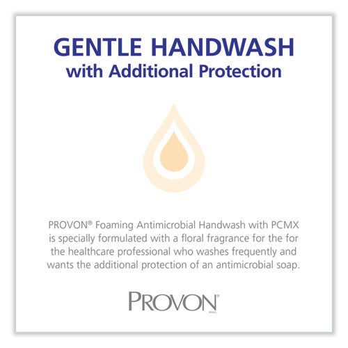 Image of PROVON® 1944-02 Foaming Antimicrobial Handwash with PCMX Refill, For LTX-12, Floral Scent, 1,200 mL, 2/Carton