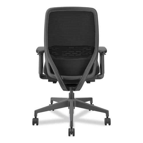 Image of HONÂ® Nucleus Series Recharge Task Chair, Supports Up to 300 lb, 16.63 to 21.13 Seat Height, Black Seat/Back, Black Base
