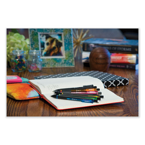 Image of Zebra® 55403 Z-Grip Plus Mechanical Pencil, 0.7mm, HB (#2), Black Lead, Assorted Barrel Colors, 3/Pack