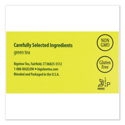 Image of Bigelow® RCB00388 Single Flavor Tea, Green, 28 Bags/box