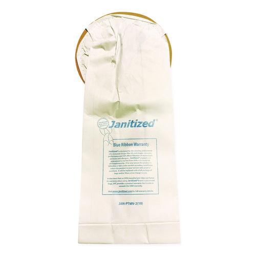 Image of Janitized® JAN-PTMV-2(10) Vacuum Filter Bags Designed to Fit ProTeam 10 qt Super Coach/MegaVac, 100/Carton