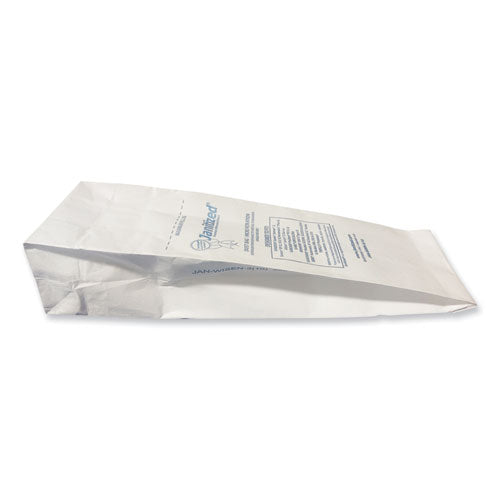 Image of Janitized® JAN-WISEN-3(10) Vacuum Filter Bags Designed to Fit Windsor Sensor S/S2/XP/Versamatic Plus, 100/Carton