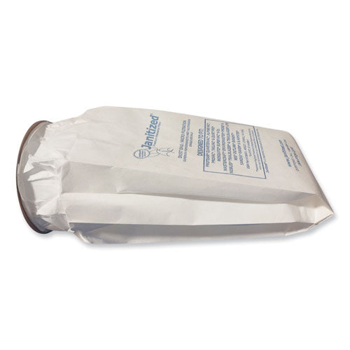 Image of Janitized® JAN-PTQV-2(10) Vacuum Filter Bags Designed to Fit ProTeam 6 qt QuarterVac, 100/Carton