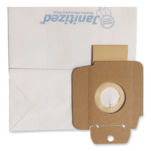 Image of Janitized® JAN-KACV30-2(10) Vacuum Filter Bags Designed to Fit Karcher/Tornado CV30/1, CV38/1, CV48/2, 100/Carton