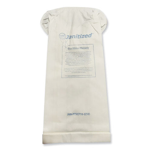 Image of Janitized® JAN-PTSCP10-2(10) Vacuum Filter Bags Designed to Fit ProTeam Super Coach Pro 10, 100/Carton