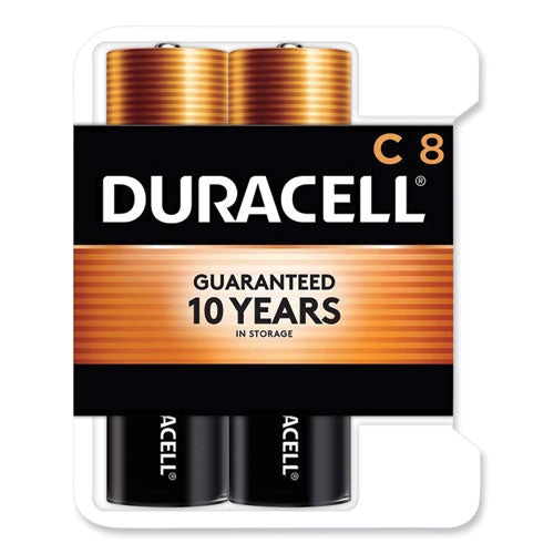 Image of Duracell® MN14RT8Z Coppertop Alkaline C Batteries, 8/pack